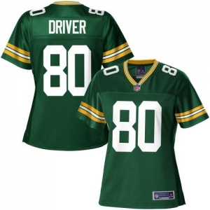 Pro Line Women's Green Bay Packers Donald Driver Team Color Jers