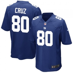 Nike Victor Cruz New York Giants Game Jersey - Royal Blue