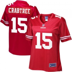 Pro Line Women's San Francisco 49ers Michael Crabtree Team Color