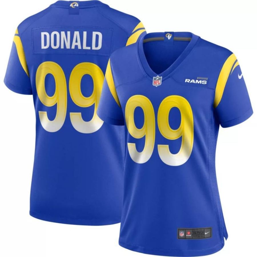 Nike Women's Los Angeles Rams Aaron Donald #99 Royal Game Jersey