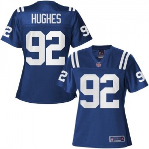 Pro Line Women's Indianapolis Colts Jerry Hughes Team Color Jers