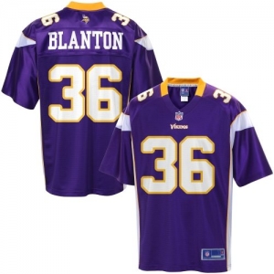 Pro Line Men's Minnesota Vikings Robert Blanton Team Color Jerse