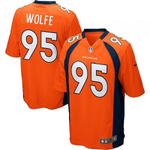 Nike Derek Wolfe Denver Broncos Youth Game Jersey - Orange