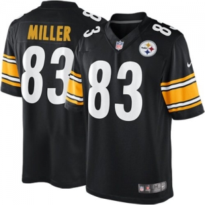 Nike Heath Miller Pittsburgh Steelers The Limited Jersey - Black