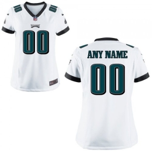 Nike Women's Philadelphia Eagles Customized White Game Jersey