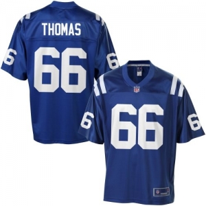 Pro Line Men's Indianapolis Colts Donald Thomas Team Color Jerse