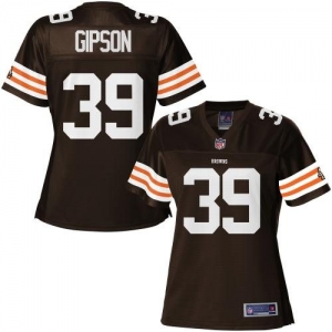 Pro Line Women's Cleveland Browns Tashaun Gipson Team Color Jers