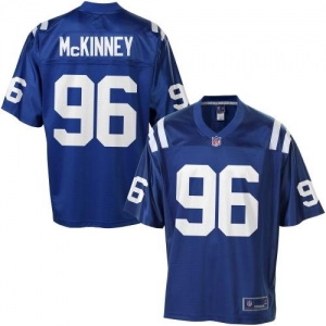 Pro Line Men's Indianapolis Colts Brandon McKinney Team Color Je