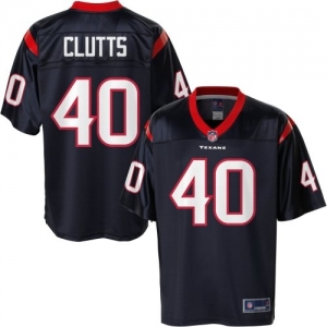 Pro Line Men's Houston Texans Tyler Clutts Team Color Jersey