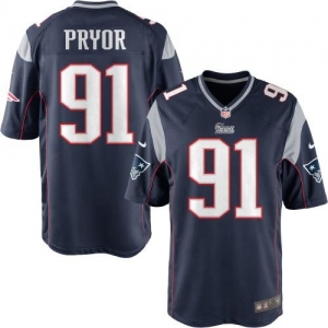 Nike Youth New England Patriots Myron Pryor Team Color Game Jers