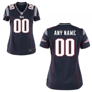 Nike Women's New England Patriots Customized Team Color Game Jer