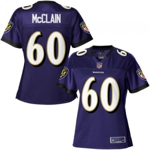 Pro Line Women's Baltimore Ravens Rolando McClain Team Color Jer