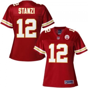 Pro Line Women's Kansas City Chiefs Ricky Stanzi Team Color Jers