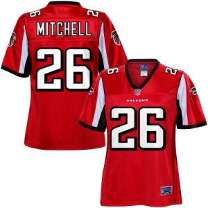 Pro Line Women's Atlanta Falcons Charles Mitchell Team Color Jer