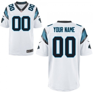 Nike Carolina Panthers Customized Elite Jersey - White