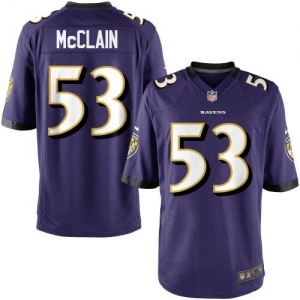 Nike Youth Baltimore Ravens Jameel McClain Team Color Game Jerse