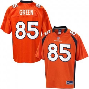 Pro Line Men's Denver Broncos Virgil Green Team Color Jersey