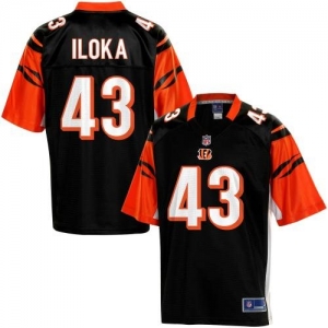 Pro Line Men's Cincinnati Bengals George Iloka Team Color Jersey