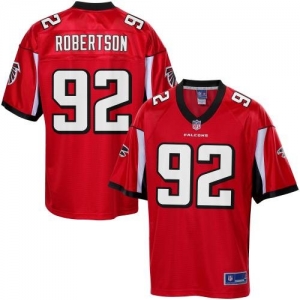 Pro Line Men's Atlanta Falcons Travian Robertson Team Color Jers