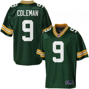 Pro Line Men's Green Bay Packers B.J. Coleman Team Color Jersey