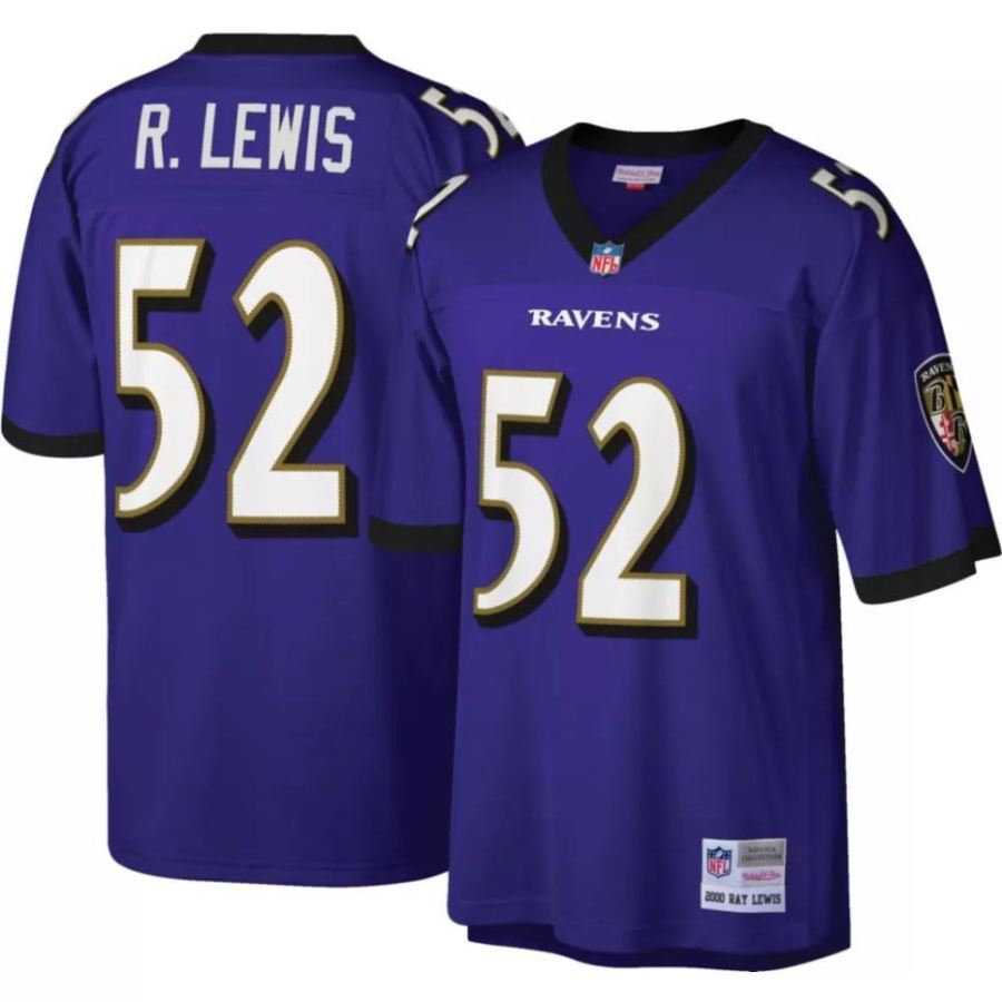 Mitchell & Ness Men's 2000 Game Jersey Baltimore Ravens Ray Lewi