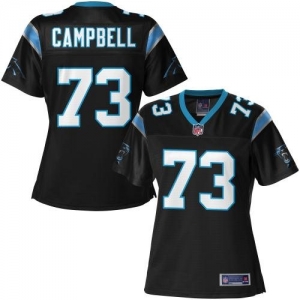 Pro Line Women's Carolina Panthers Bruce Campbell Team Color Jer