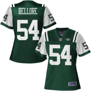 Pro Line Women's New York Jets Nick Bellore Team Color Jersey