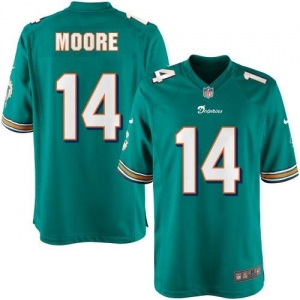 Nike Youth Miami Dolphins Marlon Moore Team Color Game Jersey