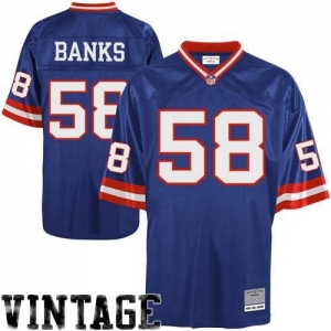 Mitchell & Ness Carl Banks New York Giants Replica Jersey - Roya