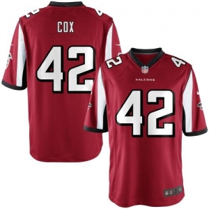 Nike Youth Atlanta Falcons Lucas Cox Team Color Game Jersey