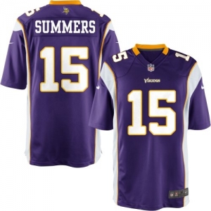 Nike Youth Minnesota Vikings Chris Summers Team Color Game Jerse