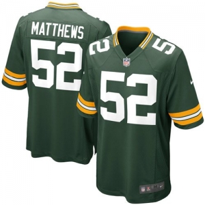 Nike Clay Matthews Green Bay Packers Youth Game Jersey - Green