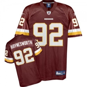 Reebok Washington Redskins #92 Albert Haynesworth Burgundy Repli