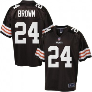 Pro Line Men's Cleveland Browns Sheldon Brown Team Color Jersey