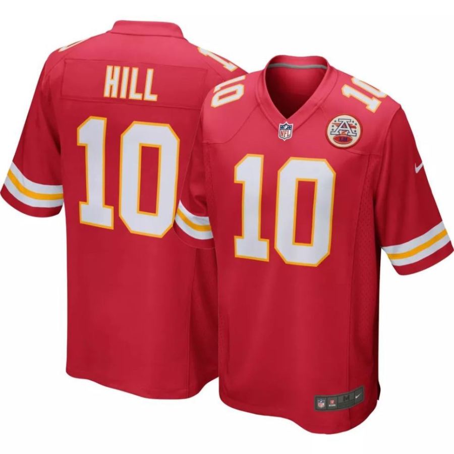 Nike Men's Kansas City Chiefs Tyreek Hill #10 Red Game Jersey