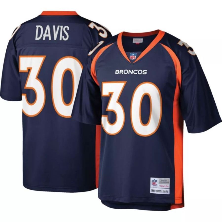 Mitchell & Ness Men's Denver Broncos Terrell Davis #30 Navy 1998