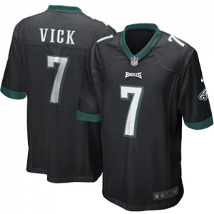 Nike Michael Vick Philadelphia Eagles Youth Game Jersey - Black