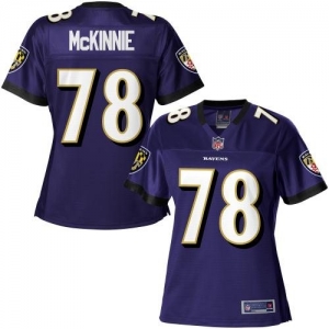 Pro Line Women's Baltimore Ravens Bryant McKinnie Team Color Jer