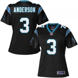 Pro Line Women's Carolina Panthers Derek Anderson Team Color Jer