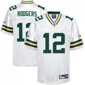 Reebok Aaron Rodgers Green Bay Packers Premier Tackle Twill Jers