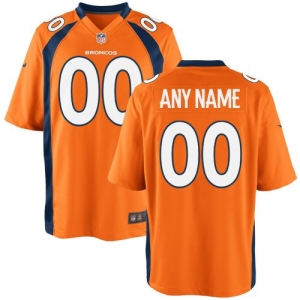 Nike Denver Broncos Custom Game Jersey - Orange