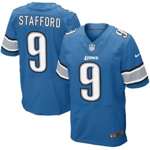 Nike Matthew Stafford Detroit Lions Elite Jersey - Light Blue