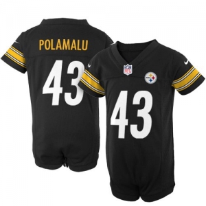 Nike Troy Polamalu Pittsburgh Steelers Newborn Game Romper Jerse