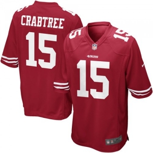 Nike Michael Crabtree San Francisco 49ers Youth Game Jersey - Sc