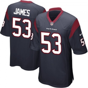 Nike Bradie James Houston Texans Youth Game Jersey - Navy Blue