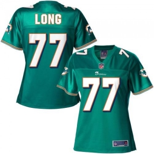 Pro Line Women's Miami Dolphins Jake Long Team Color Jersey