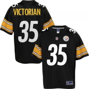 Pro Line Men's Pittsburgh Steelers Josh Victorian Team Color Jer