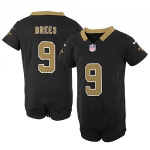 Nike Drew Brees New Orleans Saints Newborn Game Romper Jersey -