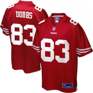 Pro Line Men's San Francisco 49ers Demarcus Dobbs Team Color Jer