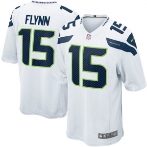 Nike Matt Flynn Seattle Seahawks Game Jersey - White